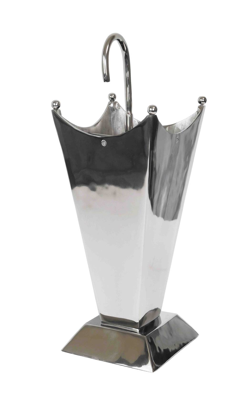 Porte-parapluie Intérieur En Fer Doré - Support élégant Pour Entrée Ou Bureau | Dimensions 26 X 60 Cm